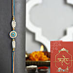 The Royal Elegance Meenakari Rakhi & Pineapple Cake
