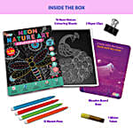 JoGenii Neon Mandala Art Colouring Kit