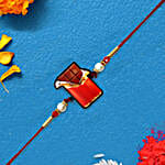 Foodie Brother Rakhi & Chocolate String Light Jar