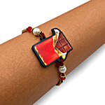 Foodie Brother Rakhi & Chocolate String Light Jar
