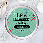 Friendship Day Special Chocolate Cake- Eggless Half Kg