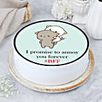 Pineapple BFF Promise Eggless Cake 1Kg