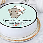 Pineapple BFF Promise Eggless Cake 1Kg