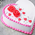 Hearty Karwa Chauth Pineapple Cake Half Kg Eggless