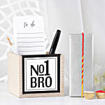 Personalised Workspace Essentials For Bhai
