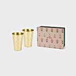 Fabindia Brass Glass Set