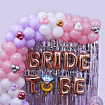 Pastel Balloon Decor For Bride