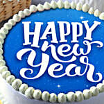 New Year Wishes Vanilla Cake- Eggless 2 Kg