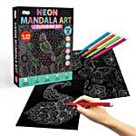 JoGenii Neon Mandala Art Colouring Kit
