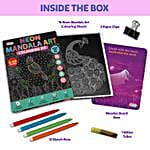 JoGenii Neon Mandala Art Colouring Kit