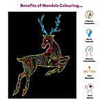 JoGenii Neon Mandala Art Colouring Kit