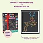 JoGenii Neon Mandala Art Colouring Kit
