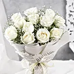 Wrapped In Elegance Roses Bouquet
