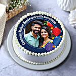 Makar Sankranti Eggless Pineapple Cake Half Kg
