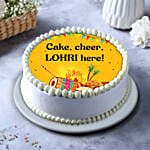 Eggless Pineapple Lohri Cake Half Kg