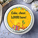 Eggless Pineapple Lohri Cake Half Kg