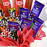Assorted Chocolates Surprise Arrangement