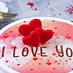 I Love You Chocolate Cake 500gm Eggless
