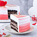 I Love You Chocolate Cake 500gm Eggless