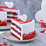 Forever & Always Red Velvet Cake 500gm Eggless
