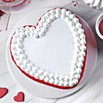Romantic Red Velvet Heart Cake 1 Kg