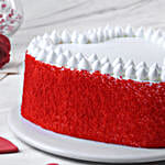 Romantic Red Velvet Heart Cake 1 Kg