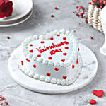 Truffle Heart Shaped Love Cake 500gm Eggless