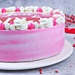 Butterscotch Pink Love Cake 1Kg Eggless