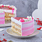 Butterscotch Pink Love Cake 1Kg Eggless