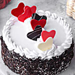 Hearty Black Forest Cake 500gm Eggless