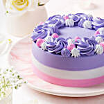 Rose Chocolate Cake With Heart Shaped Topper 1Kg Eggless