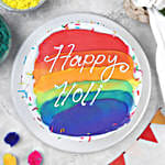 Holi Delight Eggless Cream Cake  1 Kg