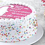 Butterscotch Women's Day Photo Cake - 1 Kg