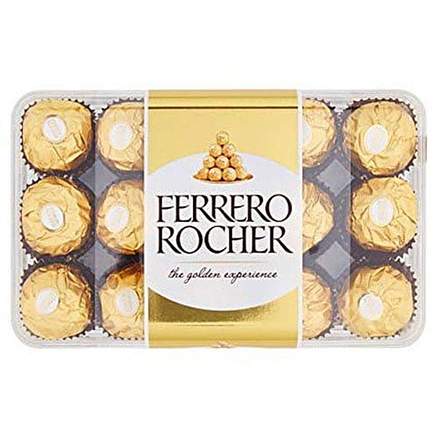 Box Of Ferrero Rocher Chocolates:Send Bhai-Dooj Gifts to Saudi Arabia