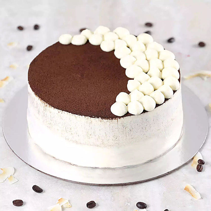 Heavenly Tiramisu Cake Half Kg:Birthday Cakes to Saudi Arabia