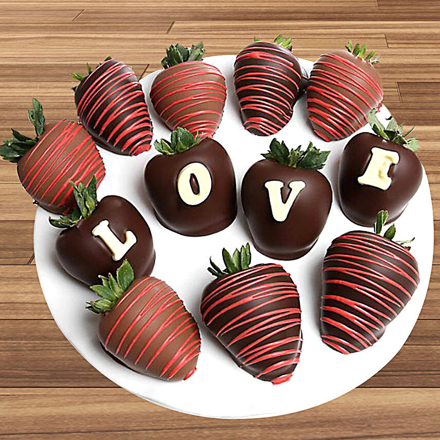 Love Belgian Chocolate Covered Strawberries:Send Chocolates to Saudi Arabia