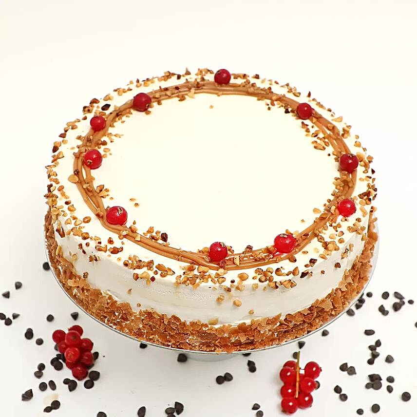 Yummy Butterscotch Cake:Send Anniversary Cakes to Saudi Arabia