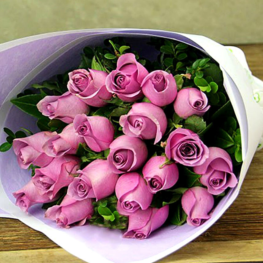 Bouquet Of 20 Pink Rose:Send Roses to Saudi Arabia