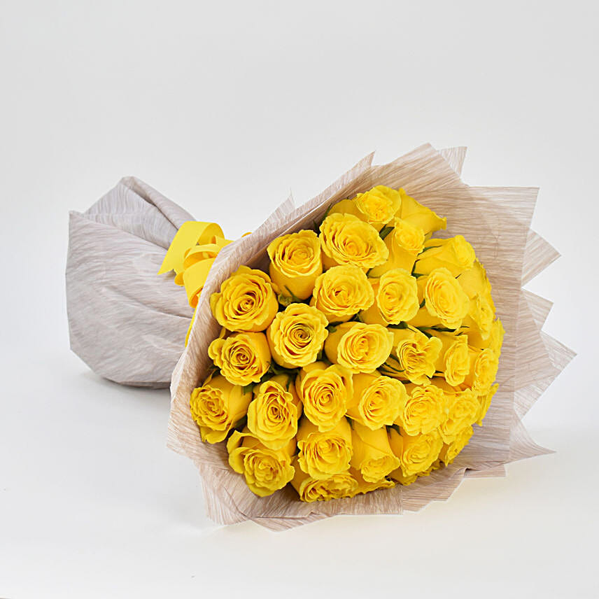 35 Yellow Roses Bouquet