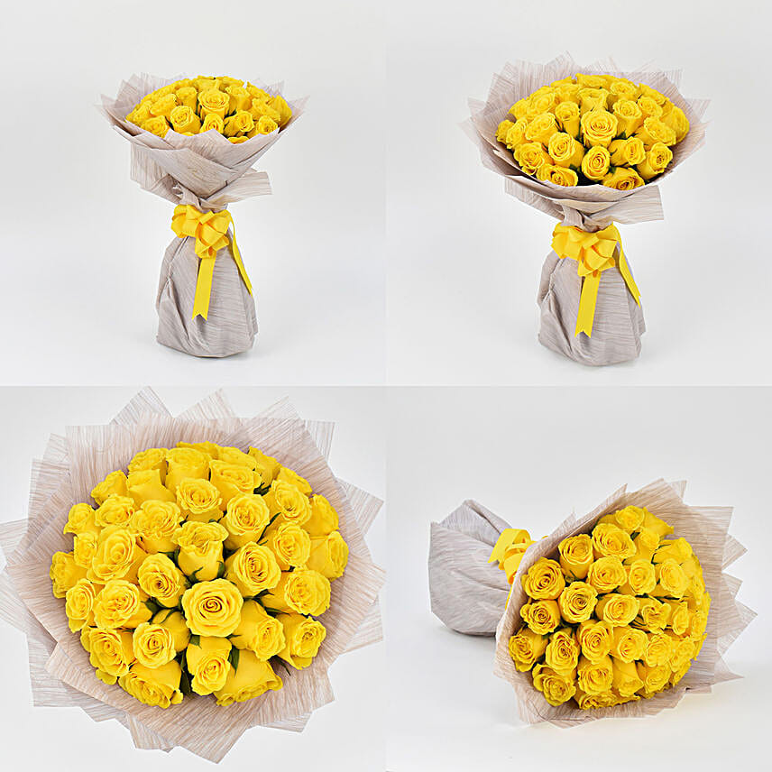 35 Yellow Roses Bouquet