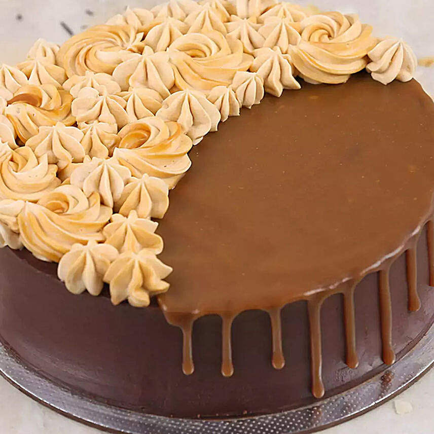 Chocolate Caramel Cake Half Kg