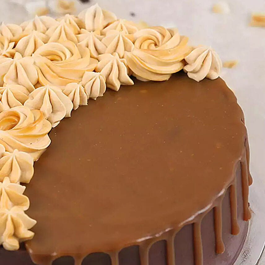 Chocolate Caramel Cake Half Kg