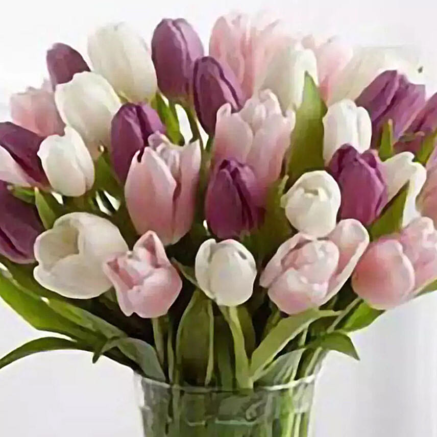 Painted Skies Tulip Bouquet