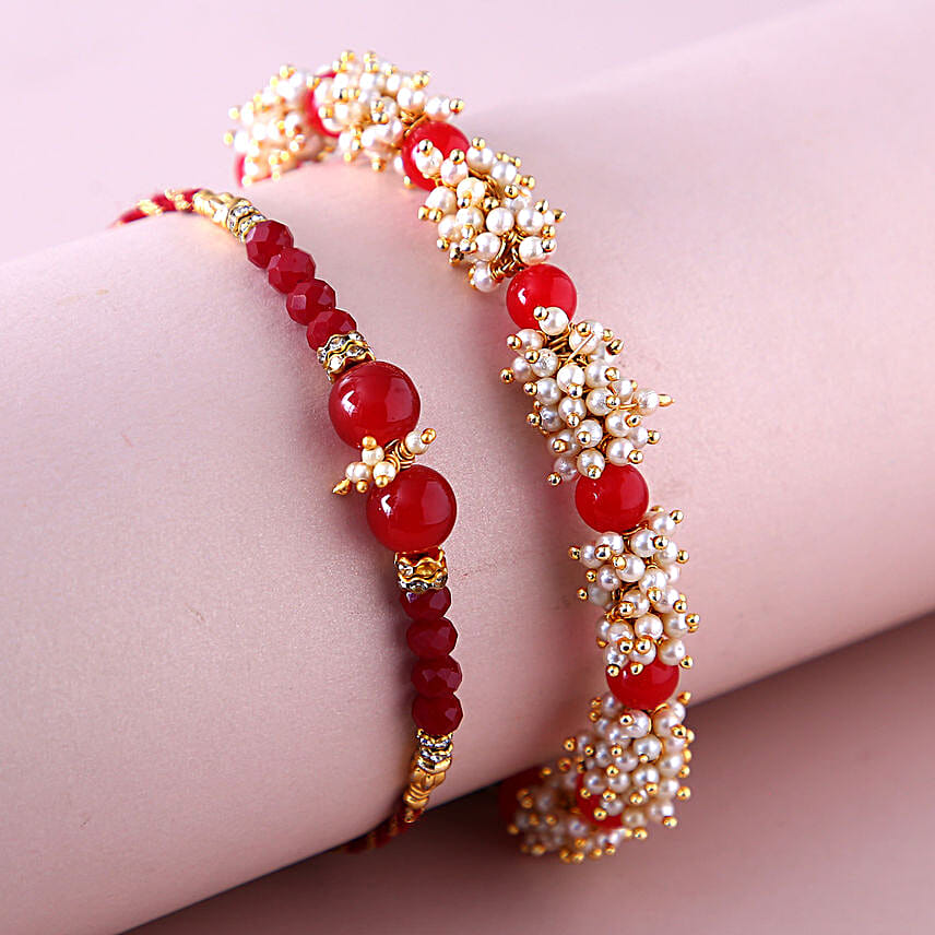 Sneh Red Bhaiya Bhabhi Rakhis