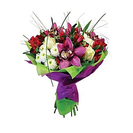 Mix Flowers Bouquet:Send Mixed Flowers to Saudi Arabia