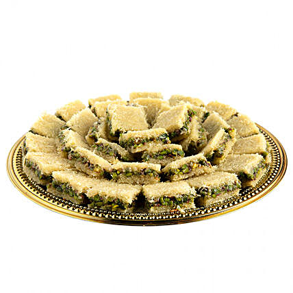 Assorted Pistachio Crystalline Delight:Send Diwali Sweets to Saudi Arabia