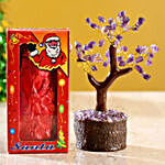 Amethyst Wish Tree & Choco Swiss Santa