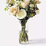 Blissful Assorted Rose Vase Arrangement
