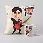 My Best Friend Personalised Cushion Mug
