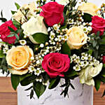 Beautiful Mixed Roses Arrangement